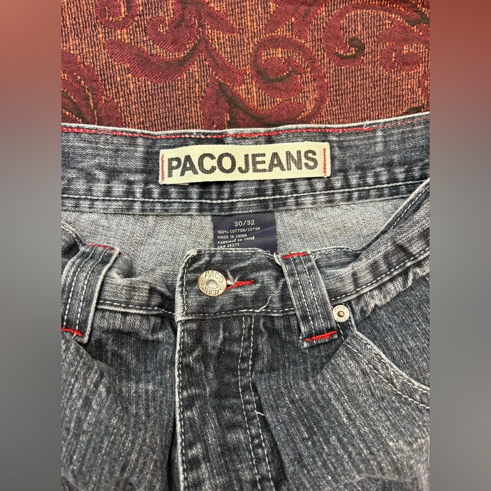 Y2K Paco Embroidered Baggy Jeans - Picture 3 of 4